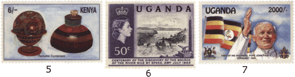 Уганда почтовые марки