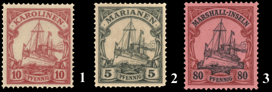 Почтовые марки Маршалловы и Каролинские острова