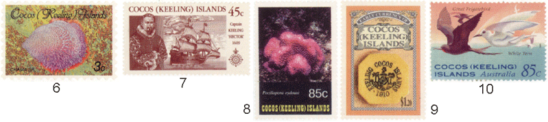 Кокосовые Острова филателия