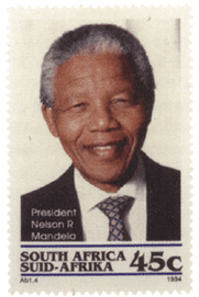 Нельсон Мандела филателия