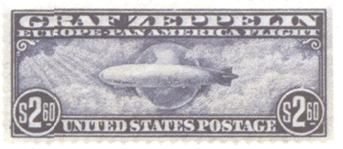 Аэростатная почта на почтовой марке