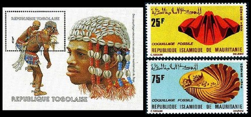 филателия и морские раковины