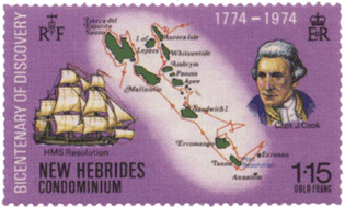 Гебриды марка почтовая