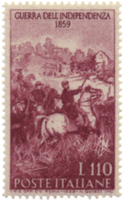 марка почтовая Италии