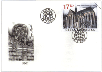 Конверт первого дня Чешской республики