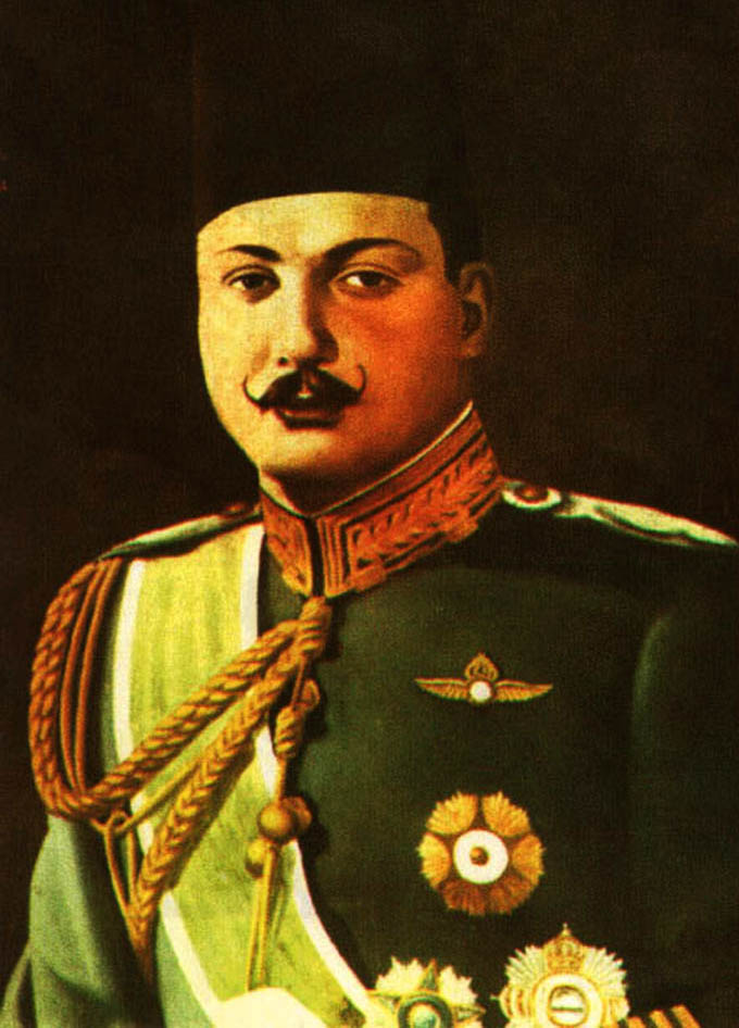 Король Фарук в Египте