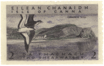 местная марка, выпущенная на шотландском острове