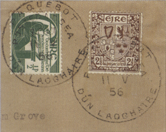 Штемпели paquebot 1956 г