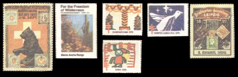 непочтовые виньетки США