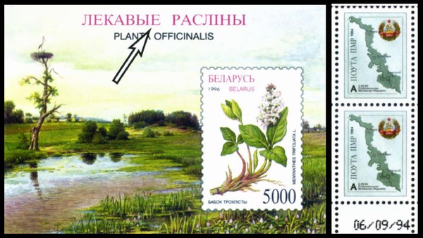 Филателия Беларусь ошибки печати