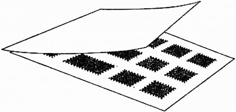 Просушка отмытых от бумаги почтовых марок