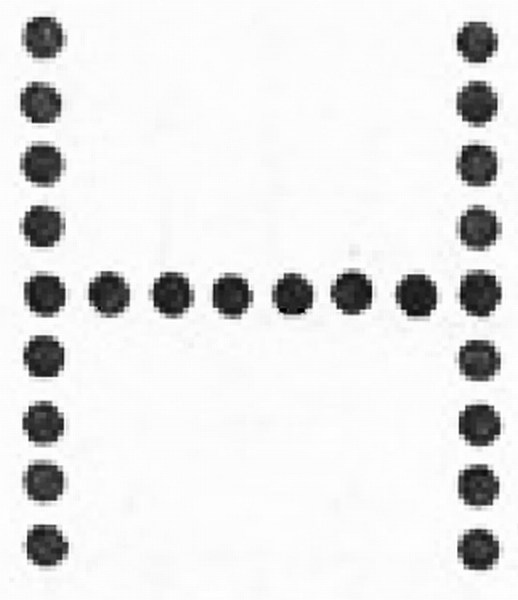 Ячейка гребенчатой перфорации