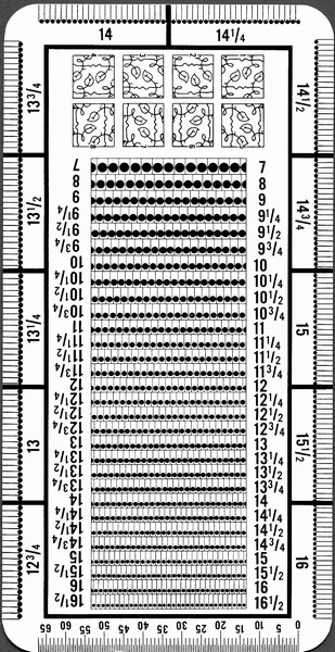 Зубцемер почтовых марок