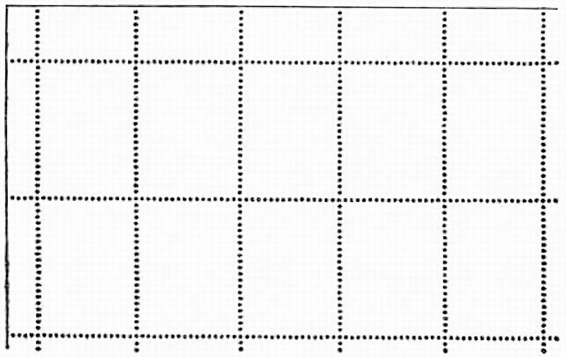 Линейная зубцовка почтовых марок