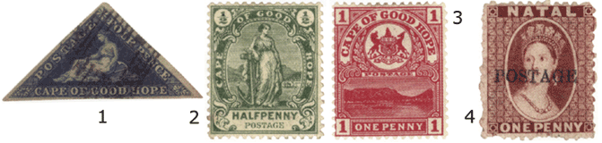 почтовые марки мыс Доброй Надежды