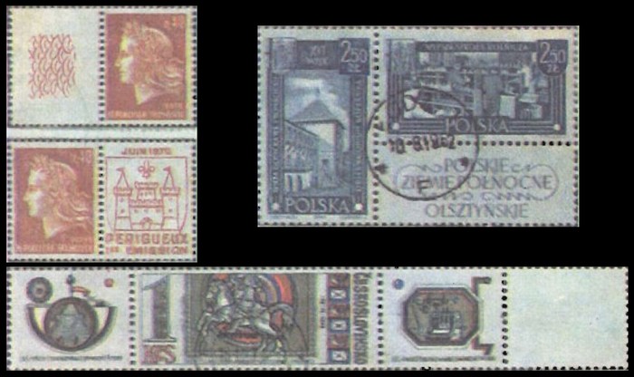 Купоны с чешуе-подобным орнаментом