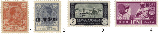 почтовые марки Ифни