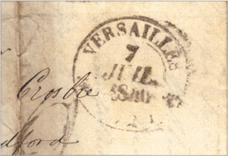 Календарный штамп домарочной эпохи из Версаля