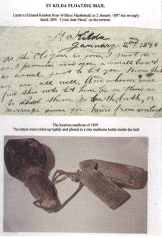 страница, посвященная плавучей почте