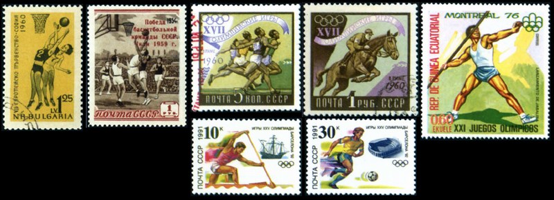 Спортивная филателия ошибки печати