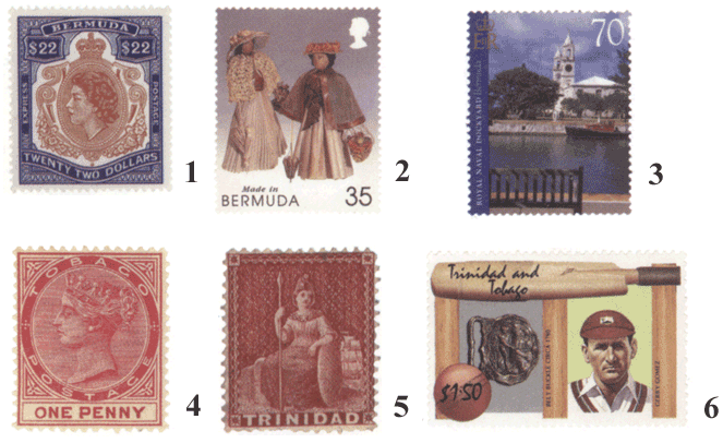 Филателия Бермуды