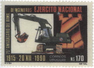 почтовая марка Уругвая