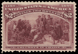 Почтовая марка Серия «Колумб»