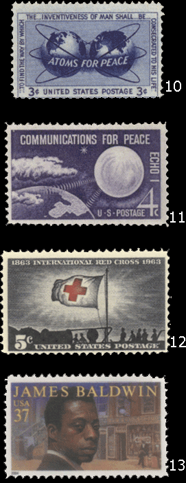 Памятные темы на марках