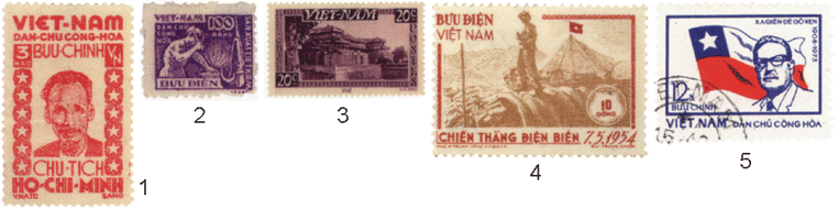 Демократическая Республика Вьетнам филателия