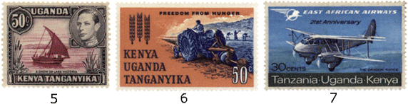 Почтовые марки Уганды